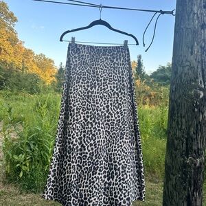 Leopard Print Women's Skirt